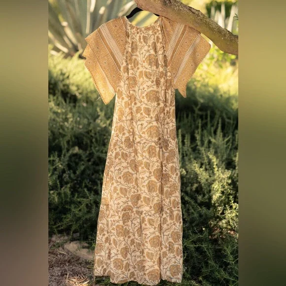 Cleobella Floral Boho Drop Waist Maxi - Picture 6 of 7